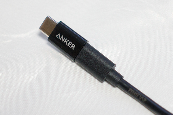 Anker USB-C&Micro USBアダプタ 装着後